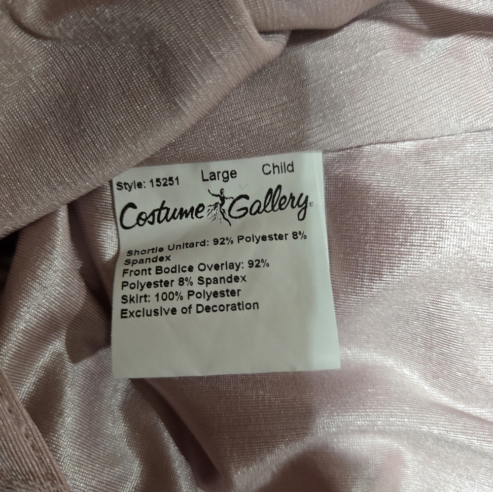 Pink Sequin Youth Ballet  Costume Dress - Picture 6 of 6